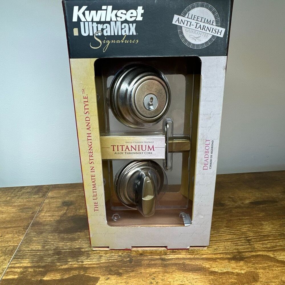 Kwikset ULTRAMAX Signature Deadbolt‎ 99800-076 980S CP CODE K4 SIGPKG